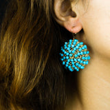 Arizona Turquoise Crochet Earrings