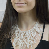 One-of-a-kind Rainbow Moonstone necklace