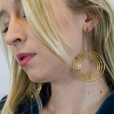 Pave Diamond Hoops and Stick Earrings